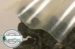 Deska sklolaminátová vlnitá Lanit Plast Vltava čirá – 0,86 × 920 × 2500 mm