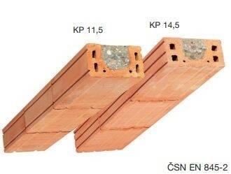 Překlad Porotherm KP 14,5 – 1250×145×71 mm
