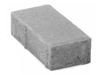 Dlažba zámková CS-BETON Cihla šedá – 100 × 200 × 40 mm
