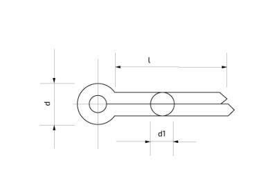 Závlačka 3,2 x 40 mm Zn